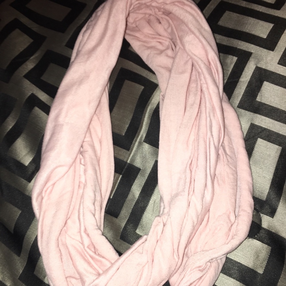 Pink scarf cute